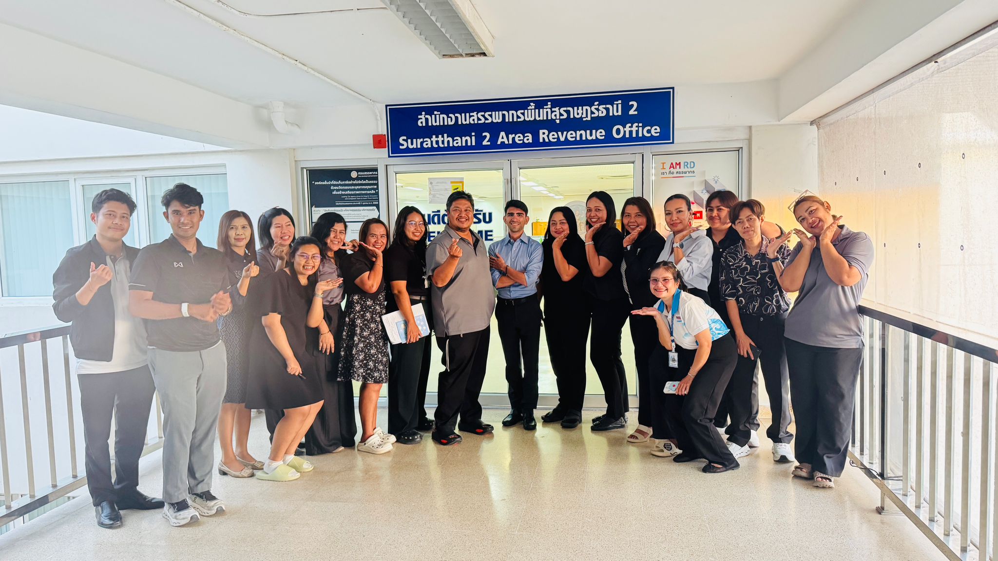 The Samui Language School team on a day out together